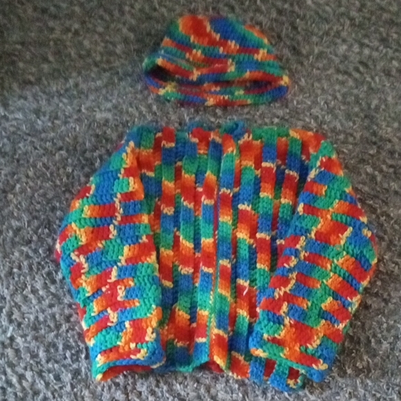 Handmade Sweater & Hat Set - Picture 3 of 6